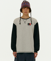 TEKET | Blink Waffle L/S Tee Melange Gray(Tシャツ/カットソー)
