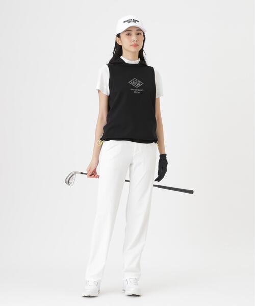 MASTER BUNNY EDITION(マスターバニーエディション)の「鹿の子編みプルオーバーフーディニットベスト (WOMENS)(ニット/セーター・レディース・ホワイト/ブラック/ブラウン・LARGE/MEDIUM/SMALL)」の6枚目の写真