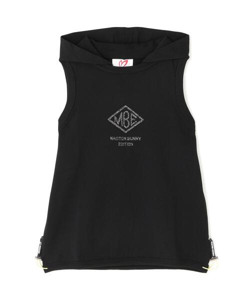 MASTER BUNNY EDITION(マスターバニーエディション)の「鹿の子編みプルオーバーフーディニットベスト (WOMENS)(ニット/セーター・レディース・ホワイト/ブラック/ブラウン・LARGE/MEDIUM/SMALL)」の9枚目の写真