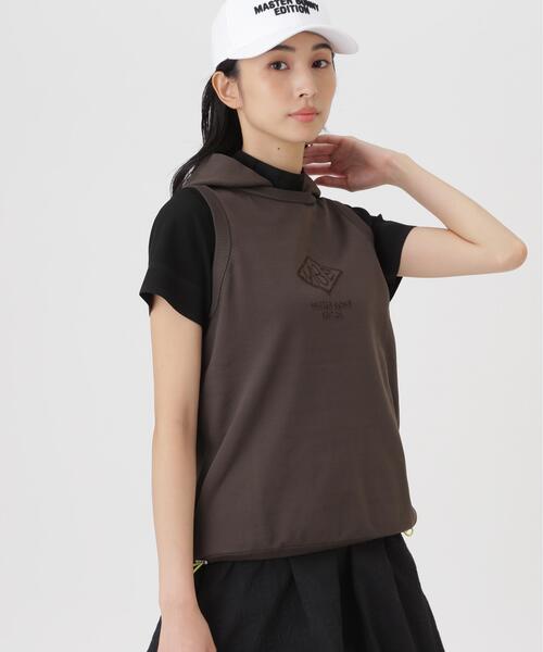 MASTER BUNNY EDITION(マスターバニーエディション)の「鹿の子編みプルオーバーフーディニットベスト (WOMENS)(ニット/セーター・レディース・ホワイト/ブラック/ブラウン・LARGE/MEDIUM/SMALL)」の18枚目の写真