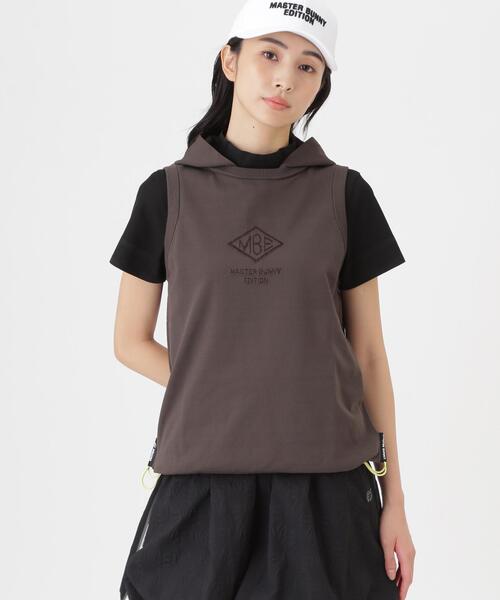 MASTER BUNNY EDITION(マスターバニーエディション)の「鹿の子編みプルオーバーフーディニットベスト (WOMENS)(ニット/セーター・レディース・ホワイト/ブラック/ブラウン・LARGE/MEDIUM/SMALL)」の19枚目の写真