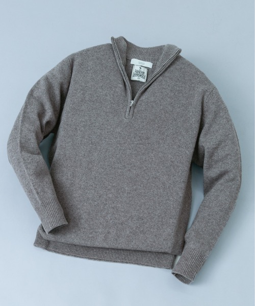 URBAN RESEARCH ROSSO MEN(アーバンリサーチロッソメン)の「『XLサイズあり』ハミルトンラムズウールハーフジップニット(ニット/セーター・メンズ・ブラウン/ブラック/グレー/チャコールグレー/ベージュ系その他・LARGE/X-LARGE/MEDIUM)」の5枚目の写真