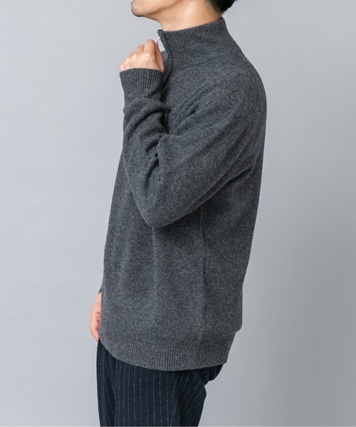 URBAN RESEARCH ROSSO MEN(アーバンリサーチロッソメン)の「『XLサイズあり』ハミルトンラムズウールハーフジップニット(ニット/セーター・メンズ・ブラウン/ブラック/グレー/チャコールグレー/ベージュ系その他・LARGE/X-LARGE/MEDIUM)」の10枚目の写真