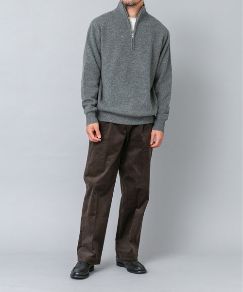 URBAN RESEARCH ROSSO MEN(アーバンリサーチロッソメン)の「『XLサイズあり』ハミルトンラムズウールハーフジップニット(ニット/セーター・メンズ・ブラウン/ブラック/グレー/チャコールグレー/ベージュ系その他・LARGE/X-LARGE/MEDIUM)」の17枚目の写真
