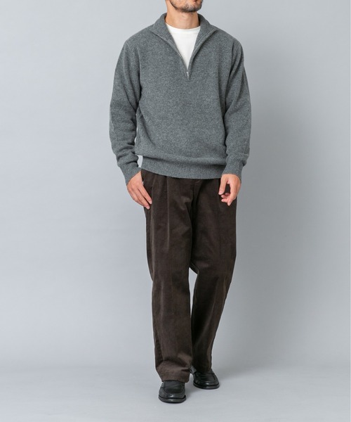 URBAN RESEARCH ROSSO MEN(アーバンリサーチロッソメン)の「『XLサイズあり』ハミルトンラムズウールハーフジップニット(ニット/セーター・メンズ・ブラウン/ブラック/グレー/チャコールグレー/ベージュ系その他・LARGE/X-LARGE/MEDIUM)」の18枚目の写真