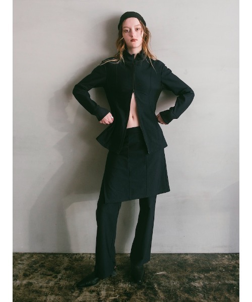 ILANIS(イラニス)の「360° Stretch Hug Wrap Pants(その他パンツ・レディース・ベージュ/ネイビー/ブラック・FREE)」の4枚目の写真