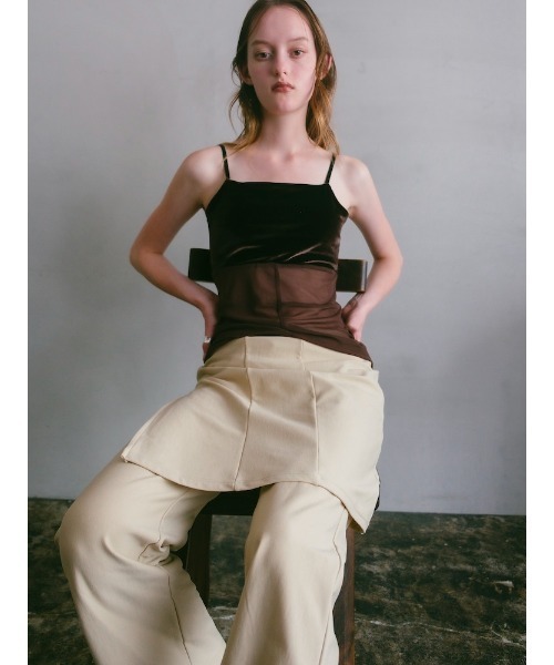 ILANIS(イラニス)の「360° Stretch Hug Wrap Pants(その他パンツ・レディース・ベージュ/ネイビー/ブラック・FREE)」の18枚目の写真