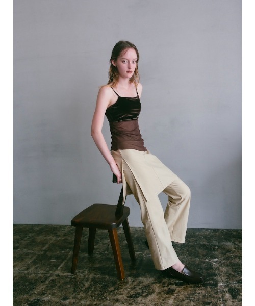 ILANIS(イラニス)の「360° Stretch Hug Wrap Pants(その他パンツ・レディース・ベージュ/ネイビー/ブラック・FREE)」の19枚目の写真