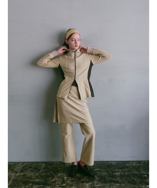 ILANIS(イラニス)の「360° Stretch Hug Wrap Pants(その他パンツ・レディース・ベージュ/ネイビー/ブラック・FREE)」の14枚目の写真