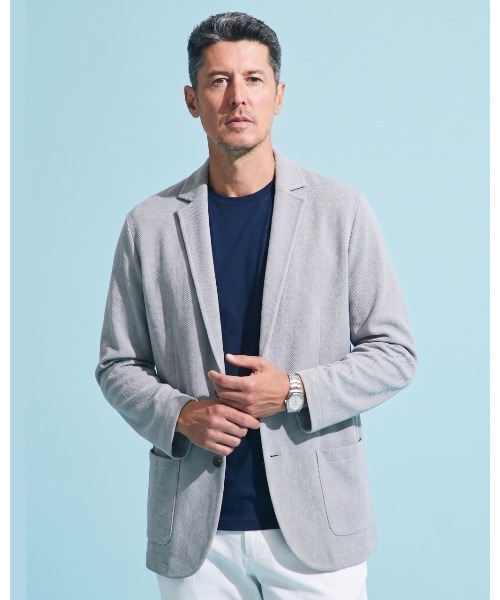 DoCLASSE( ドゥクラッセ)の「ジャケット専用ドレスT半袖(Tシャツ/カットソー・メンズ・ホワイト/ダークブルー/グレイッシュベージュ/ダークネイビー/グレー/ブラック・S/XL/L/XXL/M)」の11枚目の写真