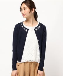 LODISPOTTO | ビジューカーデレースアンサンブル(アンサンブル)