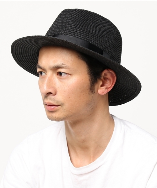 WEGO（ウィゴー）の「WEGO/フラットブレードハット（ハット・メンズ・ブラック/ナチュラル・FREE）」の11枚目の写真
