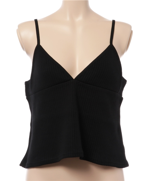 SLY（スライ）の「RIB FLARE CAMI（キャミソール・レディース・トップグレー/ダークグリーン/ブラウン/ネイビー/ブラック・FREE）」の12枚目の写真