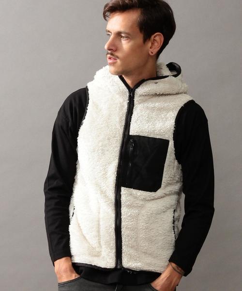 BEAUTY&YOUTH UNITED ARROWS(ビューティーアンドユースユナイテッドアローズ)の「【WEB限定】by ∴ 3WAY ボアマウンテンパーカー◆(マウンテンパーカー・メンズ・ホワイト/ブラック/オリーブ/ネイビー/レッド・SMALL/LARGE/MEDIUM)」の7枚目の写真