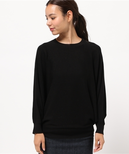 SLY(スライ)の「ドルマンHG TOPS-S(ニット/セーター・レディース・トップグレー/ライトピンク/ブラック/ホワイト・FREE)」の6枚目の写真