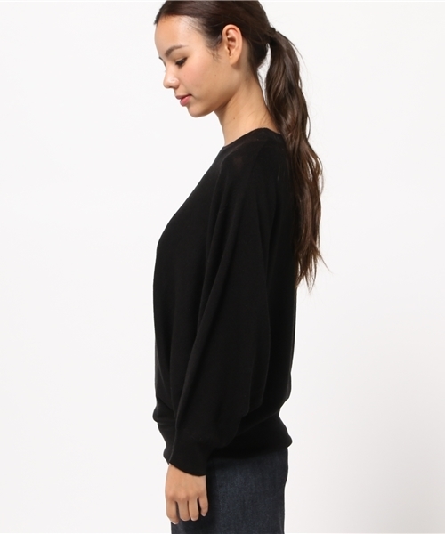 SLY(スライ)の「ドルマンHG TOPS-S(ニット/セーター・レディース・トップグレー/ライトピンク/ブラック/ホワイト・FREE)」の7枚目の写真