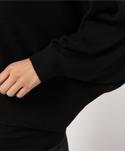 SLY(スライ)の「ドルマンHG TOPS-S(ニット/セーター・レディース・トップグレー/ライトピンク/ブラック/ホワイト・FREE)」の10枚目の写真