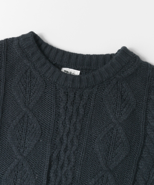 URBAN RESEARCH DOORS（アーバンリサーチドアーズ）の「DOORS ケーブル編みPO（ニット/セーター・キッズ・オフホワイト/ネイビー・120/135/105/90）」の21枚目の写真