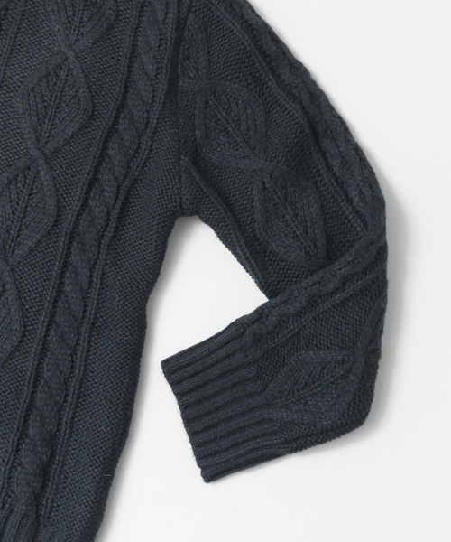 URBAN RESEARCH DOORS（アーバンリサーチドアーズ）の「DOORS ケーブル編みPO（ニット/セーター・キッズ・オフホワイト/ネイビー・120/135/105/90）」の10枚目の写真