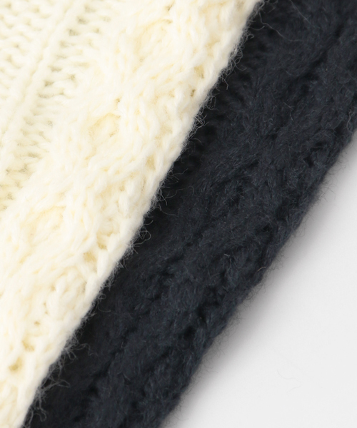 URBAN RESEARCH DOORS（アーバンリサーチドアーズ）の「DOORS ケーブル編みPO（ニット/セーター・キッズ・オフホワイト/ネイビー・120/135/105/90）」の15枚目の写真