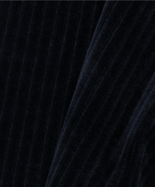 earth music&ecology（アースミュージックアンドエコロジー）の「コーデュロイハイネックプルオーバー（Tシャツ/カットソー・レディース・ピンク/キャメル/グレー/ネイビー・FREE）」の10枚目の写真