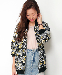 VENCEEXCHANGE | ボタニカル柄ブルゾン(ブルゾン)