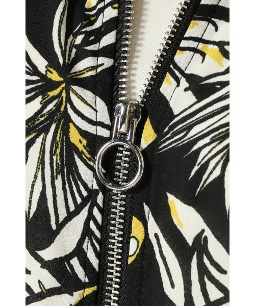 VENCEEXCHANGE（ヴァンスエクスチェンジ）の「ボタニカル柄ブルゾン（ブルゾン・レディース・イエロー・MEDIUM）」の14枚目の写真