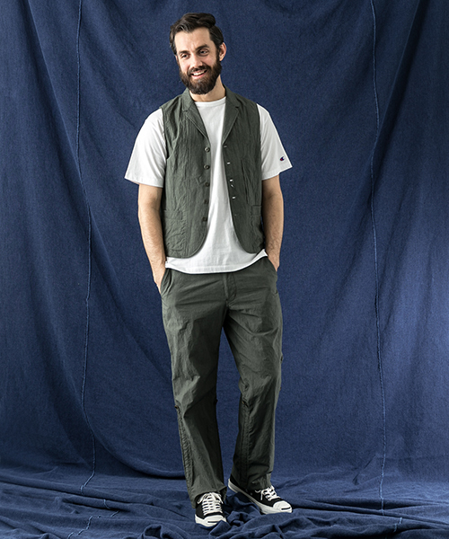 WORK NOT WORK URBAN RESEARCH(ワークノットワークアーバンリサーチ)の「WORK NOT WORK タイプライタールーズフィットパンツ(その他パンツ・メンズ・オリーブ・MEDIUM/LARGE/SMALL)」の3枚目の写真