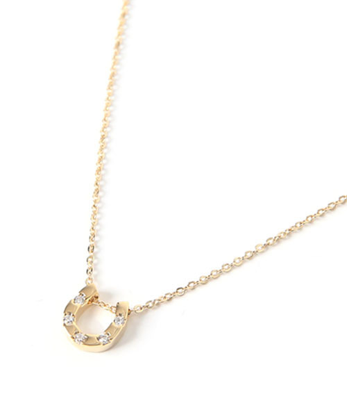 colleca la（コレカラ）の「ホースシューネックレス（ネックレス・レディース・ゴールド/シルバー・ﾌﾘ-）」の3枚目の写真