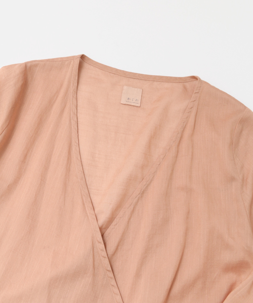 かぐれ（カグレ）の「かぐれ 草木染めのカシュクールドレス