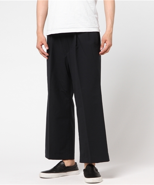 SHIPS Days(シップスデイズ)の「SHIPS Days: T/W スーパー ワイド パンツ(その他パンツ・メンズ・グレー/ネイビー・M-L/S-M)」の2枚目の写真