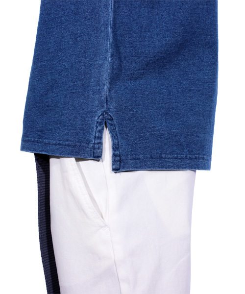 ８(eight)（エイト）の「ネイティブ 半袖Tシャツ インディゴ（Tシャツ/カットソー・メンズ・ブルー/ホワイト/インディゴブルー・MEDIUM/LARGE/X-LARGE）」の13枚目の写真