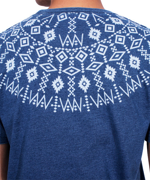 ８(eight)（エイト）の「ネイティブ 半袖Tシャツ インディゴ（Tシャツ/カットソー・メンズ・ブルー/ホワイト/インディゴブルー・MEDIUM/LARGE/X-LARGE）」の15枚目の写真