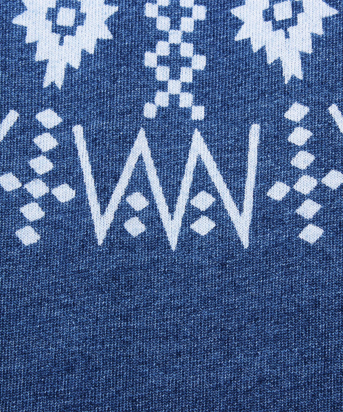 ８(eight)（エイト）の「ネイティブ 半袖Tシャツ インディゴ（Tシャツ/カットソー・メンズ・ブルー/ホワイト/インディゴブルー・MEDIUM/LARGE/X-LARGE）」の9枚目の写真