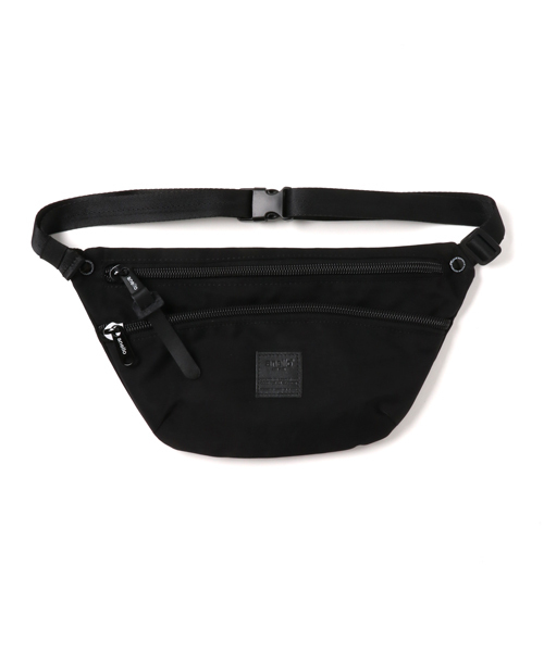 anello（アネロ）の「WEGO/anello ダブルZIPショルダーバッグ（ボディバッグ/ウエストポーチ・メンズ・パープル/ブルー/ブラック・FREE）」の2枚目の写真