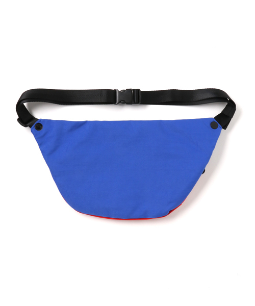 anello（アネロ）の「WEGO/anello ダブルZIPショルダーバッグ（ボディバッグ/ウエストポーチ・メンズ・パープル/ブルー/ブラック・FREE）」の4枚目の写真