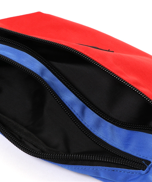 anello（アネロ）の「WEGO/anello ダブルZIPショルダーバッグ（ボディバッグ/ウエストポーチ・メンズ・パープル/ブルー/ブラック・FREE）」の9枚目の写真