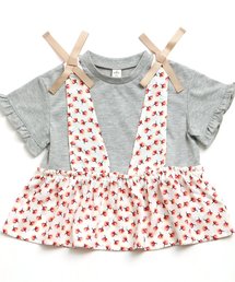 apres les cours | レイヤードリボンTシャツ(Tシャツ/カットソー)