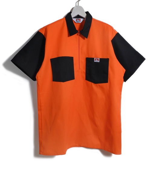 BEN DAVIS USA》USA BEN DAVIS HALF ZIP SHIRTS（シャツ