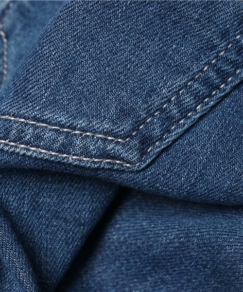 mercibeaucoup,(メルシーボークー)の「B:うしろまえデニム(S)(デニムパンツ・レディース・ネイビー/ブルー・0/01/02)」の10枚目の写真