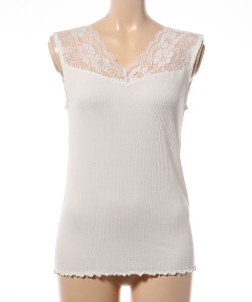 Honeys（ハニーズ）の「レース使いタンクトップ（タンクトップ・レディース・ネイビー/ブラック/オフホワイト・L/M/S）」の16枚目の写真