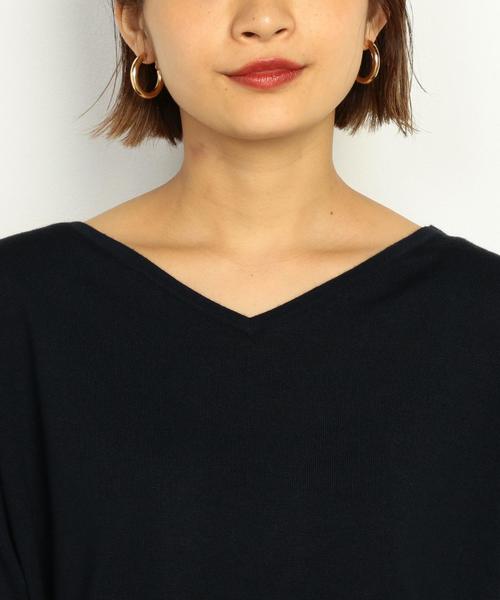 BEAUTY&YOUTH UNITED ARROWS（ビューティーアンドユースユナイテッドアローズ）の「BY∴ バックVネックニット ◆（ニット/セーター・レディース・ナチュラル/ネイビー/レッド/オレンジ・FREE）」の13枚目の写真