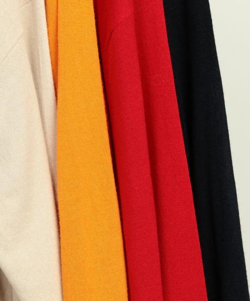 BEAUTY&YOUTH UNITED ARROWS（ビューティーアンドユースユナイテッドアローズ）の「BY∴ バックVネックニット ◆（ニット/セーター・レディース・ナチュラル/ネイビー/レッド/オレンジ・FREE）」の10枚目の写真