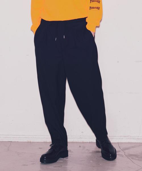 MONKEY TIME（モンキータイム）の「＜monkey time＞ FLANO WIDE 1P EASY/イージーパンツ ◆（その他パンツ・メンズ・グレー/ブラック・LARGE/MEDIUM/SMALL）」の5枚目の写真