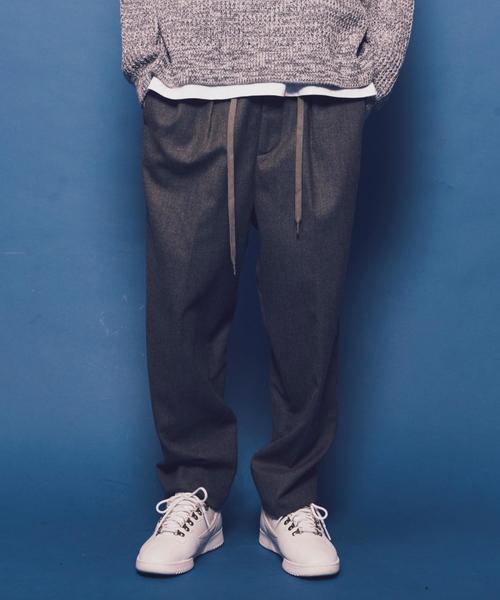 MONKEY TIME（モンキータイム）の「＜monkey time＞ FLANO WIDE 1P EASY/イージーパンツ ◆（その他パンツ・メンズ・グレー/ブラック・LARGE/MEDIUM/SMALL）」の10枚目の写真