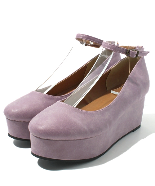 WEGO（ウィゴー）の「厚底ストラップパンプス（パンプス・レディース・ブラック/パープル/その他1・23.5/24.5）」の12枚目の写真