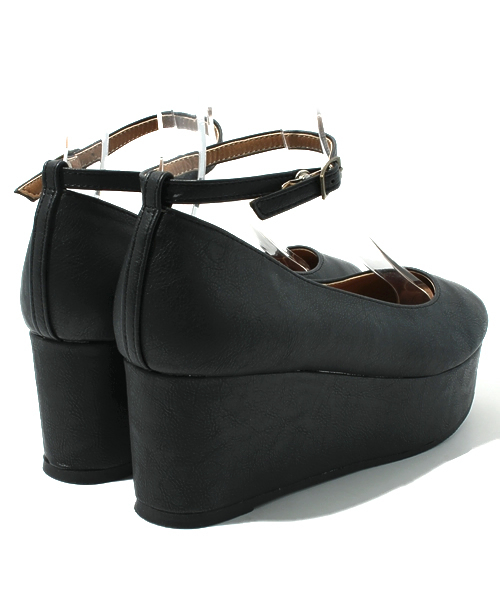 WEGO（ウィゴー）の「厚底ストラップパンプス（パンプス・レディース・ブラック/パープル/その他1・23.5/24.5）」の6枚目の写真