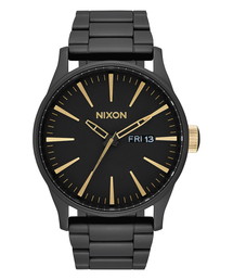NIXON | SENTRY SS NA3561041-00 MATTE BLACK/GOLD(アナログ腕時計)