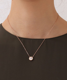 lily of the valley（リリーオブザバレイ）の「ローマ数字ステンレスワンポイントネックレス（ネックレス）」