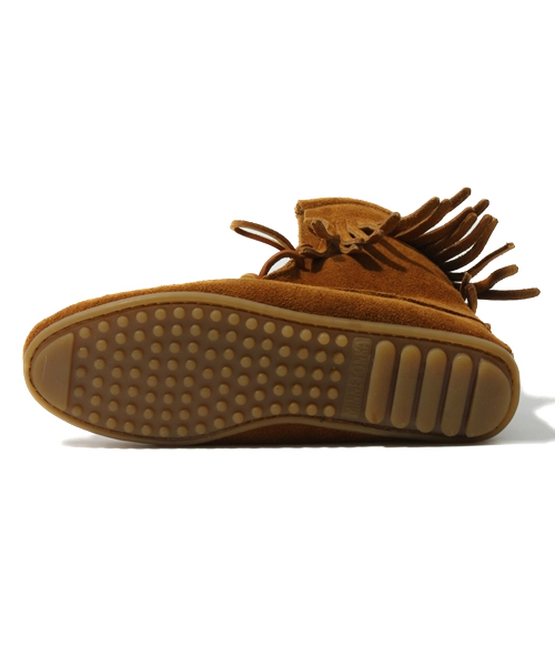 NANO universe（ナノユニバース）の「MINNETONKA/TRAMPER ANKLE       HI BOOT（ブーツ・レディース・ブラウン・6/7/8）」の3枚目の写真